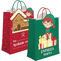 Geschenktüte 45 x 33 x 10 cm Elfo - 1 Stück