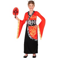 Kostüm einer Chinesin für Mädchen