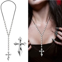 Metallkreuz-Halskette