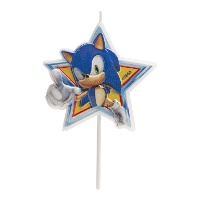 Sonic-Kerze in Sternform