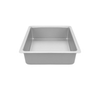 Quadratische Aluminiumform 20 x 20 x 7,5 cm - Decora