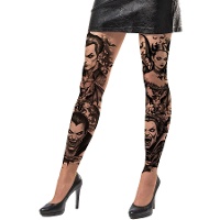 Vampir-Tattoo-Strumpfhosen