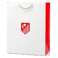 Weiße Geschenktasche 40 x 30 x 12 cm von Atlético de Madrid