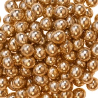 Goldene Schokoladenperlen 350 g - Dekora