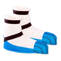 Astronauten-Schuhüberzieher für Kinder, blau