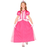 Prinzessinnenkostüm in Fuchsia und Rosa für Mädchen
