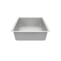 Quadratische Aluminiumform 25 x 25 x 10 cm - Decora