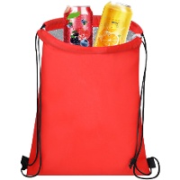Einfarbiger Kühlrucksack mit Kordelzug