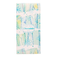 Schachtel für Schokoladentafel mit Eismotiv, 16 x 7,5 x 2,5 cm - 5 Stück