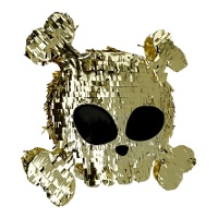 Piraten-Schädel-Piñata, 50 x 50 cm