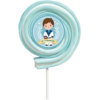 Erste Kommunion Blauer Marshmallow-Spieß, 70 g