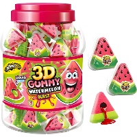 Gefüllte Wassermelonen-Gummis, 18 g pro Stück - 60 Stück