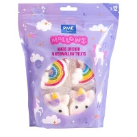 Einhorn-Marshmallows - 12 Stück