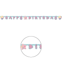 Be a Mermaid Happy Birthday Girlande 6' (1,80 m)