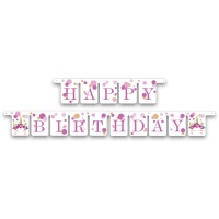 Happy Birthday Verzauberte Einhorn-Girlande