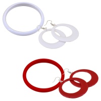 Flamenco-Armband und Ohrringe für Kinder aus Kunststoff - 3 Stück