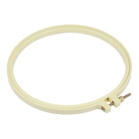 Kreisförmiger Stickrahmen 18 cm Kunststoff - Nadel