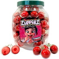 Mit Flüssigkeit gefüllte Gummikirschen Zupperz - 50 Einheiten, 18 g
