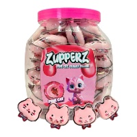 Rosa Katzen Gummibonbons gefüllt mit Gelatine, 18 g