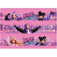 Essbare k-pop-Oblate für Tortenkante, 21 x 4,95 cm - 3 Stück