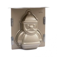 3D Metallform Weihnachtsmann 22 cm - Dekorieren