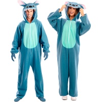 Erwachsenenkostüm eines blauen Außerirdischen