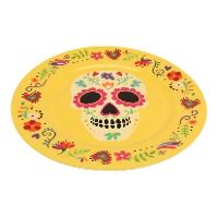 Mexikanischer Totenkopfteller, 33 cm