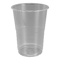 Transparente Kunststoffbecher, 330 ml - 15 Stück