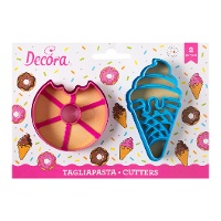 Donut- und Eis-Ausstecher - Decora - 2 Stück