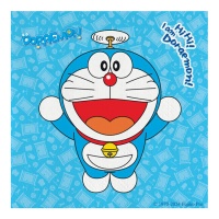 Doraemon Servietten 16,5 x 16,5 cm - 20 Stk.