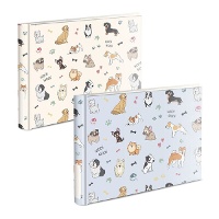 Horizontales selbstklebendes Hundefotoalbum - 1 Stück