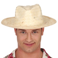 Naturfarbener Strohhut