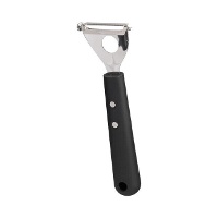Gemüseschäler, 18,5 cm mit schwarzem Griff
