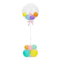 Tischmitte für Ballons 72 cm - 4 Teile