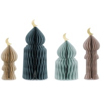 Tischdekoration-Set für Eid Mubarak - 4 Stück