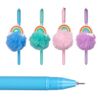 Regenbogenbirnen mit Pompon - 1 Stk.