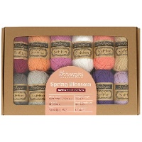 Pack mit 12 SoftFun Spring Blossom Garnknäueln à 20 g - Scheepjes