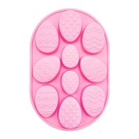 Silikonform für Ostereier - Happy Sprinkles - 10 Kavitäten