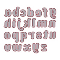 Stanzform Klassisches Alphabet Kleinbuchstaben Zag - Misskuty - 26 Stück