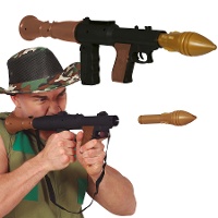 Bazooka mit 2 Projektile von 50 cm