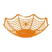 Schale Spinnennetz, 28 cm, orange