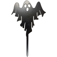 Halloween-Kuchentopper in Geisterform, 15,5 x 9,5 cm