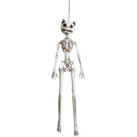 37 cm Katzen-Skelett-Anhänger