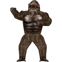 Aufblasbares Gorillakostüm für Erwachsene