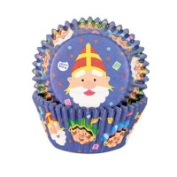 Cupcake-Kapseln von Sankt Nikolaus - 48 Stück