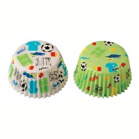 Fußball-Cupcake-Förmchen - Decora - 36 Stück