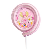 Rosa Baby Shower Brochette Roller, 40 g