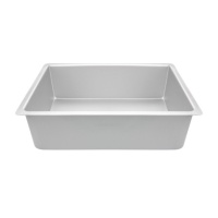 Rechteckige Aluminiumform 30 x 20 x 10 cm - Decora