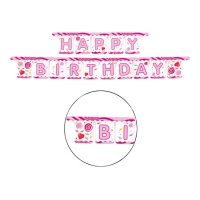 Happy Birthday Kranz von Sweet Candy - 3 m
