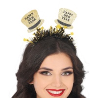 Diadem aus 'Happy New Year'-Hüten